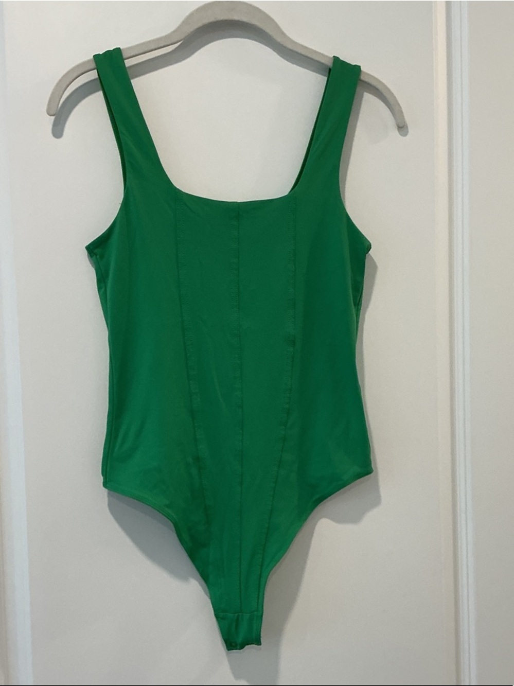 House of Harlow 1960 Green Corset Style Bodysuit